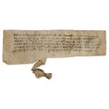 Power of attorney.- Grant power of attorney, 1390; and 2 other medieval deeds (3).