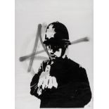 Banksy (b.1974) Rude Copper (Anarchy)