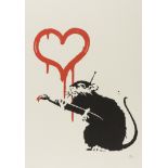 Banksy (b.1974) Love Rat