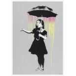 Banksy (b.1974) NOLA (Pink to Yellow Rain)