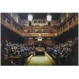 Banksy (b.1974) (after) Monkey Parliament