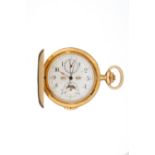 Orologio da tasca in oro giallo 18ct A late 19th Century 18 carat yellow gold pocket watch