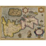 British Isles.- Ortelius (Abraham) Britannicarum Insularum Typus, 1595.