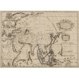 Asia.- Wells (Edward) A New Map of Present Asia; A New Map of the East Indies; A New Map of Great …