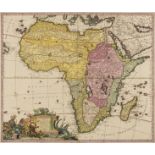 Africa.- Covens & Mortier (Publisher) Novissima et Perfectissima Africae Descriptio, [18th …