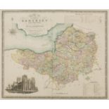 Somerset.- Greenwood (Christopher) Map of the County of Somerset, from an Actual Survey, 1829; and …