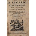 Giambelli Cipriano. Il Rinaldi overo Dialogo del paragone, tra il verno, e la state... Venezia: …