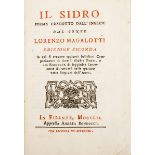 Philips John. Il sidro poema tradotto dall'inglese dal conte Lorenzo Magalotti. In Firenze : …