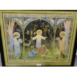 Margaret W Tarrant 'All Things Bright and Beautiful' Framed print, 69 x 58