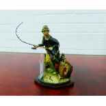 'Hooked on Fishing', modelled by Brian Andrew, 25cm high
