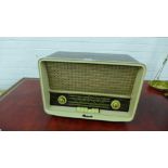 A vintage Pye Continental radio, 50 x 38cm