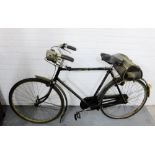 A vintage 'Hopper' bicycle, 92 x 190cm