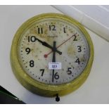 A vintage Gemalex wall clock, 30cm diameter