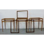 A collection of three hand crafted table vitrine parts, 74 x 67cm, (3) *Provenance - Auchtertool