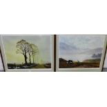 A pair of framed Gerald Coulson prints, to include 'Winter Sunlight' and 'Friendly Persuasion' (2)