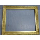 A gilt framed picture frame, 95 x 125cm
