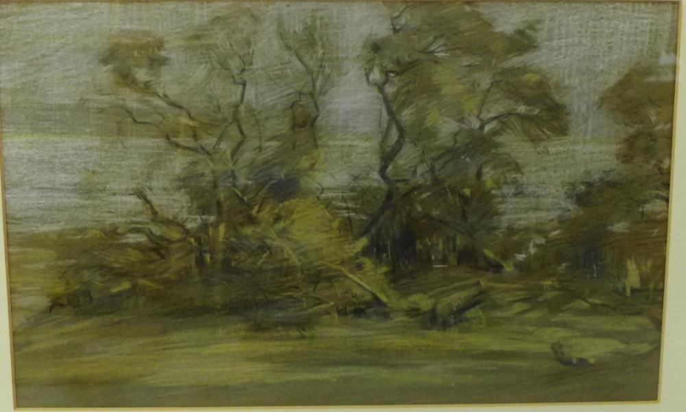 William Crawford Landscape Pastel, in a glazed frame, 42 x 26cm