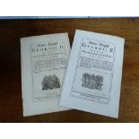 The Jacobite Rebellion Acts of Parliament pamphlet, printed by John Baskett, printer to the Kings