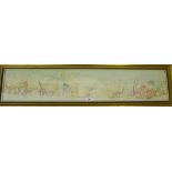 William Birnie RSW 'Winter's Bay' Watercolour and ink in a glazed giltwood frame, signed and
