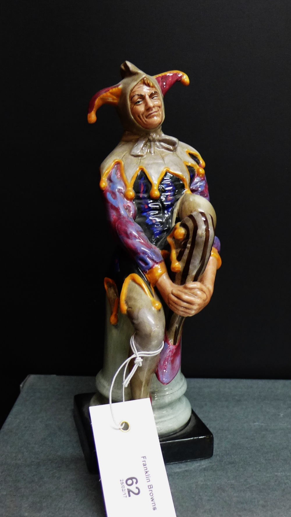 A Royal Doulton figure 'The Jester' HN2016, 25cm high