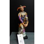 A Royal Doulton figure 'The Jester' HN2016, 25cm high
