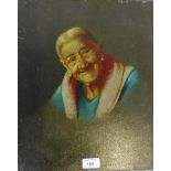 Continental School Elderly Woman Oil-on-canvas, on a stretcher, unframed, 32 x 39cm