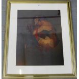 A gilt framed and glazed print