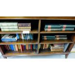 Six shelves of books to include The English Illustrated Magazine, A Short History of the English