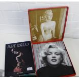 A Marilyn Monroe 'Marilyn Remembered, the Official Treasures 1926-1962' coffee table book,