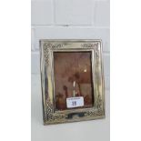 A modern Sheffield silver framed photograph frame, 18 x 14cm