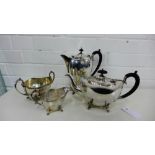 An Epns four piece tea and coffee set (4)