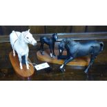 A Beswick connoisseur model of 'Champion' Welsh Mountain Pony, together with a Beswick connoisseur