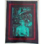 Anderson B. Robertson 'Magic Mirror' Screen print, titled, signed and dated '78, in a glazed