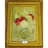 The Circle of Diane Armfield Still Life of Flowers in a Vase Oil-on-Board, apparently unsigned, in a