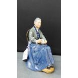 A Royal Doulton porcelain figure 'The Cup of Tea' HN2322, 17cm high