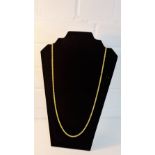 An 18 carat gold rope twist necklace, the clasp stamped 750, approx 33 grams