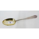 A Danish silver serving spoon by P.Hertz, Copenhagen 28.5cm long