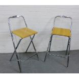 A pair of contemporary bar stools (2)