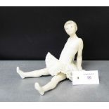 A Nao Spanish porcelain figure of a Ballerina, 12cm high