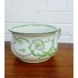 A Royal Doulton Art Nouveau floral patterned chamber pot