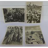 A collection of four German black and white war postcards (4)