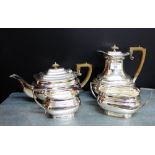 An Epns four piece tea and coffee set, (4)