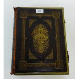 A Victorian Family Bible with Morocco bindings and brass mounts