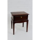 A Stag bedside table with single drawer, 56 x 45cm