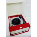 A vintage Perdio Deejay record player