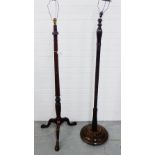 Two standard lamps, 150cm (2)
