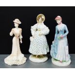 Two Royal Worcester 'Victoria and Albert' museum porcelain figures to include 1830's 'The