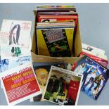 A carton containing LP's of Jazz and Big Band genre (a lot)