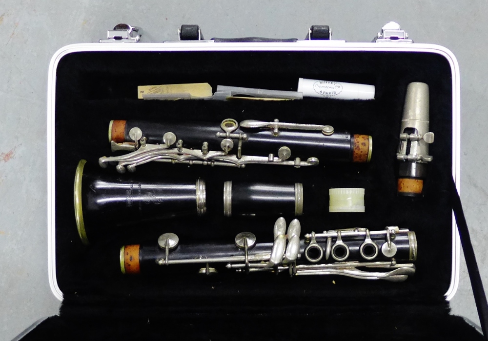 A Boosey & Hawkes clarinet in a fitted case