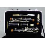 A Boosey & Hawkes clarinet in a fitted case